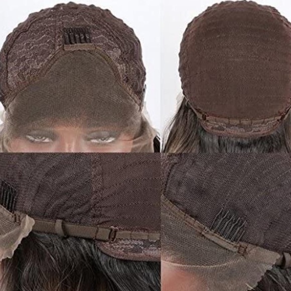 BLUE Ombre LONG  STRAIGHT LACE-FRONT WIG *NEW* - Picture 5 of 5